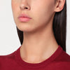 6397 Bordeaux semi-sheer tank top