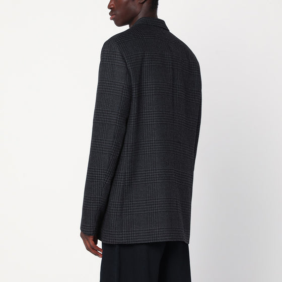 NAMACHEKO Black melange Prince of Wales jacket