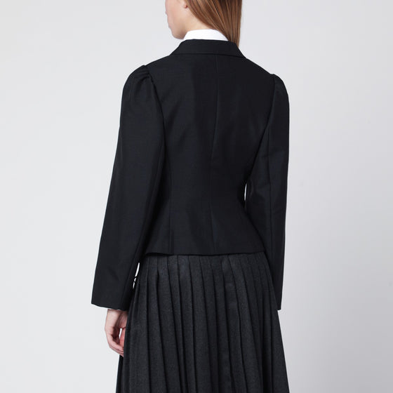 NAMACHEKO Black wool-blend jacket