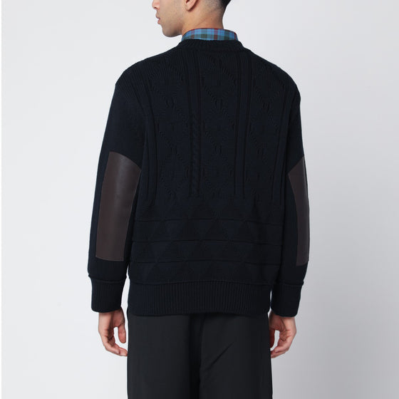 NAMACHEKO Navy blue wool sweater