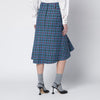 NAMACHEKO Check-pattern ruffled skirt