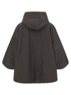 Lou Andrea Reversible Cape With Hood