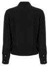 Theory Pk Label Wrap Blouse