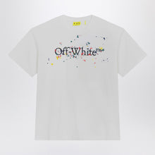  Off White Off-White™ White Big Bookish Splat Logo T-shirt
