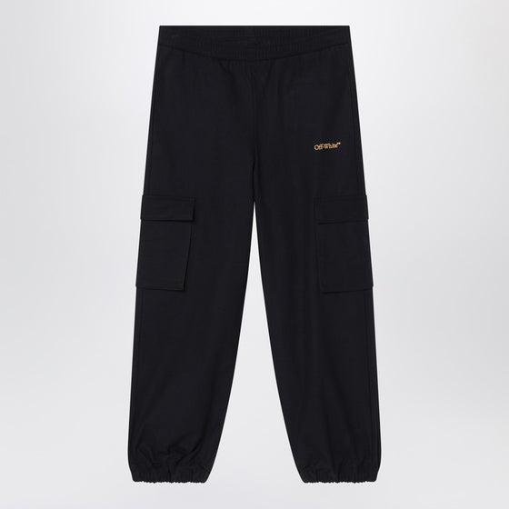 Off White Off-White™ Black jogging trousers with logo