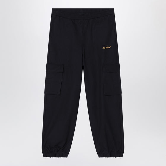 Off White Off-White™ Black jogging trousers with logo