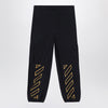 Off White Off-White™ Black jogging trousers with logo
