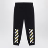 Off White Off-White™ Black Diagonal Splat Logo jogging trousers