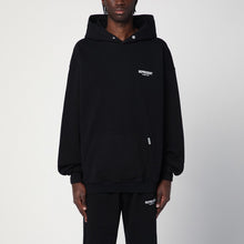 Represent Black oversized hooded sweatshirt