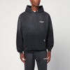 Represent Washed black oversized hooded sweatshirt
