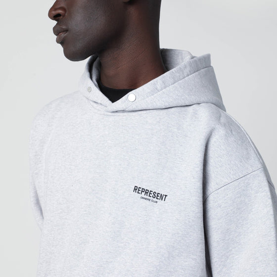 Represent Grey oversized hoodie
