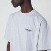 Represent Grey cotton T-shirt with logo