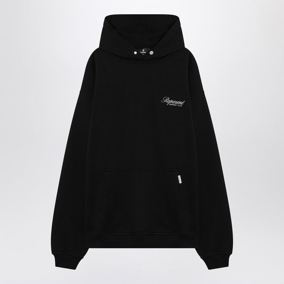 Represent Black hoodie with logo
