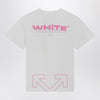 Off White Off-White™ White/pink The Type Logo T-shirt