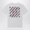 Off White Off-White™ White/fuchsia Diagonal Splat Logo T-shirt