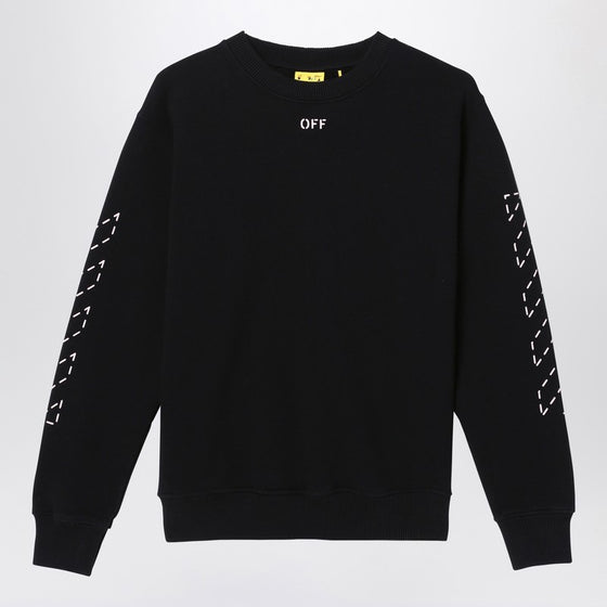Off White Off-White™ Black cotton sweatshirt with logo
