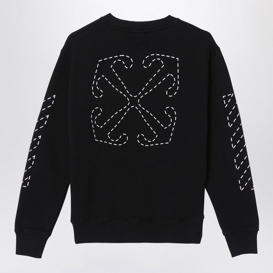 Off White Off-White™ Black cotton sweatshirt with logo