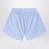 Off White Off-White™ Light blue striped cotton shorts