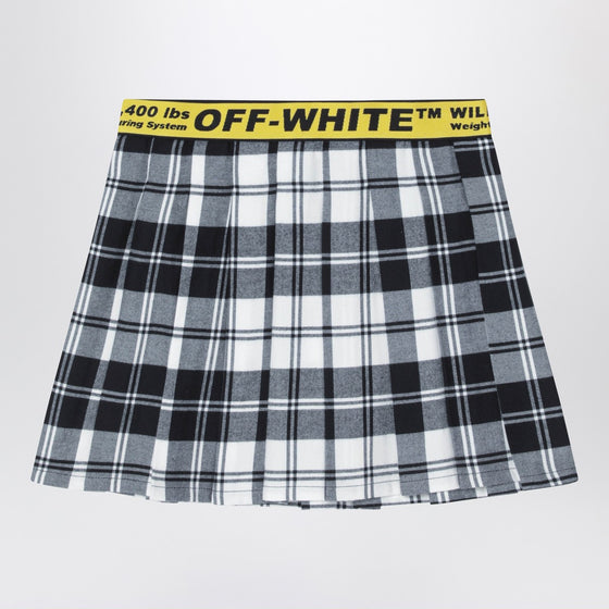 Off White Off-White™ Diagonal checked flannel skirt