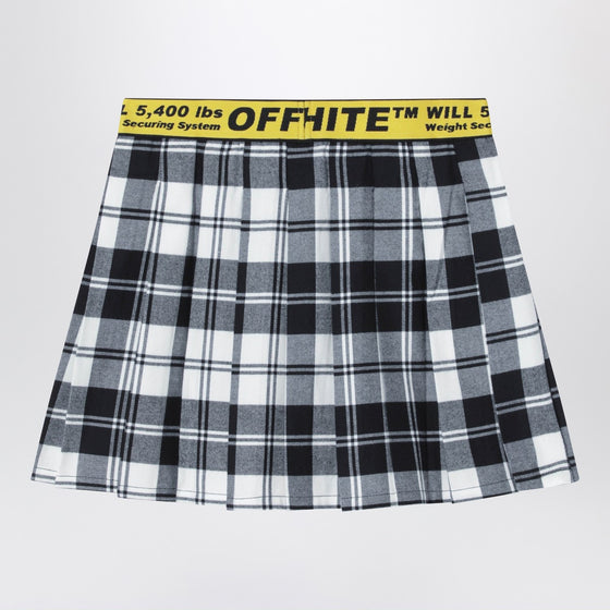 Off White Off-White™ Diagonal checked flannel skirt
