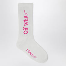  Off White Off-White™ White socks with pink logo