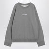 Maison Kitsuné Grey cotton crew-neck sweatshirt