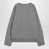 Maison Kitsuné Grey cotton crew-neck sweatshirt