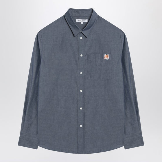 Maison Kitsuné Indigo cotton shirt