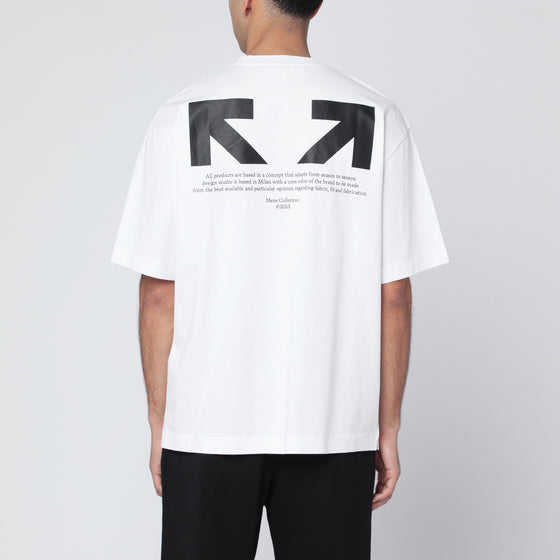Off White Off-White™ White Half Arrow Skate Logo T-shirt
