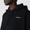 Off White Off-White™ Black hooded sweatshirt with logo print