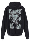 Off White Paint Arrow Skate Hoodie