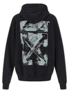 Off White Paint Arrow Skate Hoodie