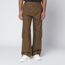  Off White Off-White™ Brown cargo trousers with logo