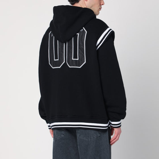 Off White Off-White™ Black bomber jacket in cotton with logo