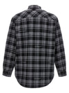 Off White Check Flannel Padded Jacket