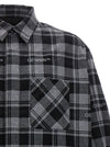 Off White Off-white Check Flannel Padded Jacket