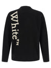 Off White Vertical Bookish Sweater