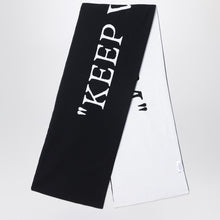  Off White Off-White™ Keep Warm black/white wool scarf