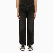  Off White Off-White™ Black jeans with logo patch