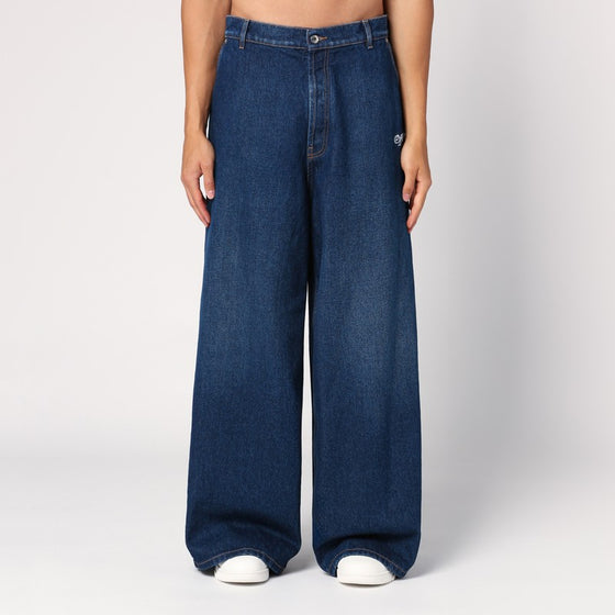 Off White Off-White™ Blue wide denim jeans