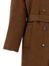 Alberto Biani Double-breasted Belted Coat
