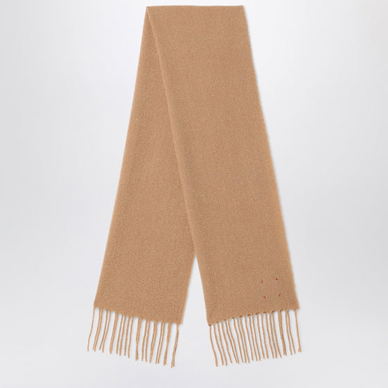 Destin Camel wool and cahsmere scarf