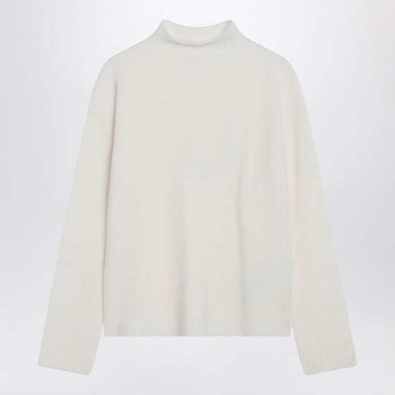 Max Mara Ivory cashmere-blend sweater
