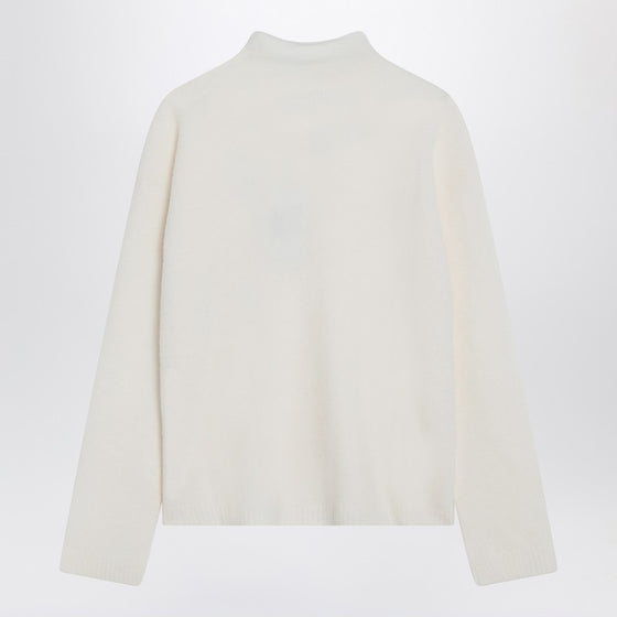 Max Mara Ivory cashmere-blend sweater