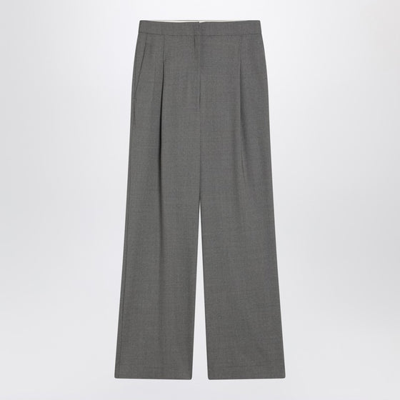 LouLou De Saison Wide grey wool pants
