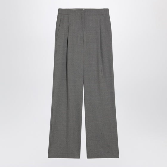 LouLou De Saison Wide grey wool pants