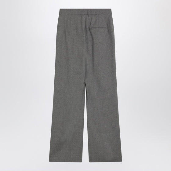 LouLou De Saison Wide grey wool pants