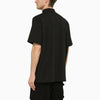 Needles Black stand-up collar t-shirt with embroidery