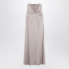 Weekend Max Mara Blush satin fluid dress