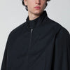 STUDIO NICHOLSON Over bomber jacket ink blue cotton-blend